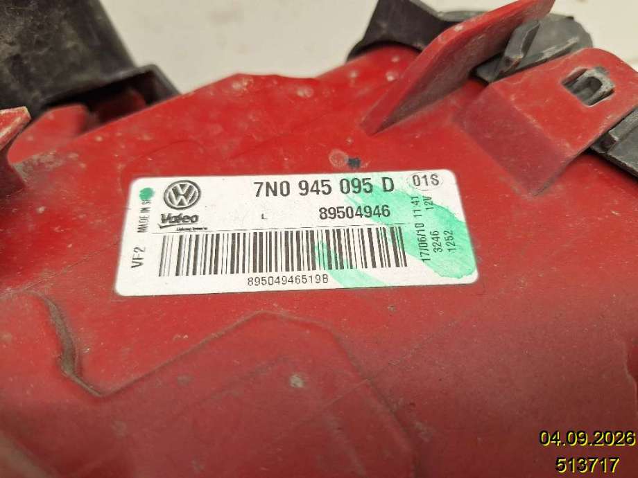 Baklykt venstre til VW Sharan 2010-->> (Type II) (7N0 945 095 G|)