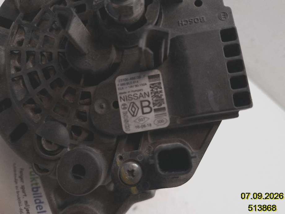 Dynamo til Nissan Qashqai 2014-2021 (Type II) (NISSAN|23100-4BE0B-F|F 000 BL0 814|)