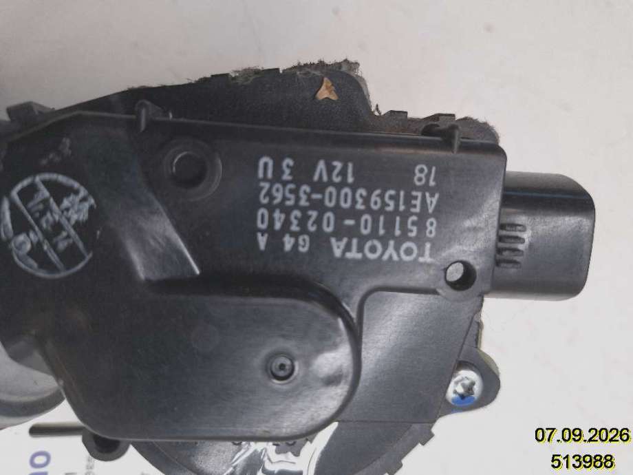 Viskermotor frontrute til Toyota Auris 2015-2019 (Type II, Fase 2)  (85110-02340|AE159300-3562|)