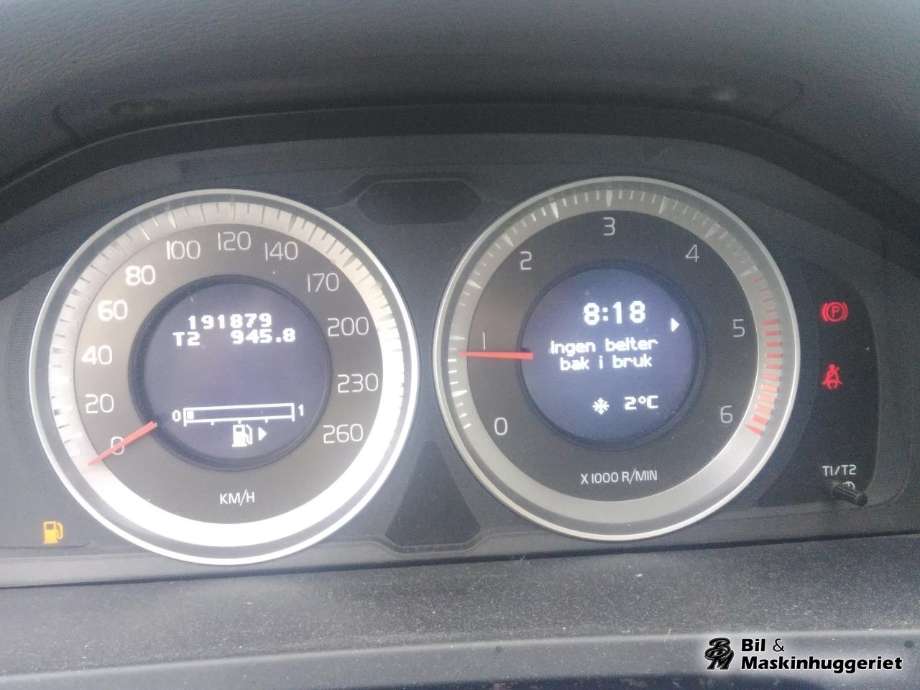 Volvo V60 2010-2013 (Type I, Fase 1) , Motorkode: D4162T, Girkassekode: MMT6
