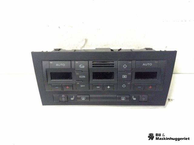 Varmeapparat betjening til Audi A4, 2004-2008 (Type III) (B7) (B7) (8E0820043BK)