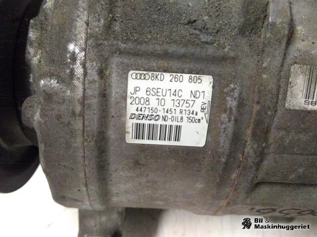 Aircondition kompressor til Audi A5 2007-2016 (Type I)  (DENSO|8K0260805|8K0260805L|6SEU14C|447150-1453|89052)