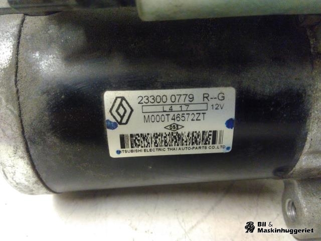 Starter til Renault Captur 2013-2020 (Type I) (MITSUBISHI|233000779R|M000T46572ZT| 330070092|LRS03954|M0T46571ZT|M0T46572ZT|M0T46575ZT|M000T46571ZT|M000T46575ZT|23300-3307R|23300-3965R)