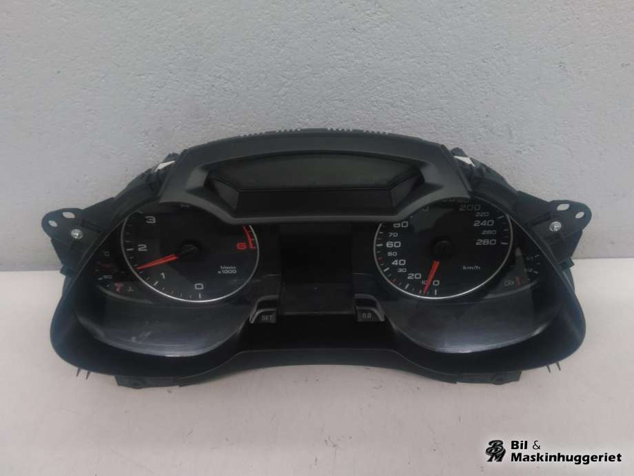 Instrumentpanel til Audi A4 2007-2014 (Type IV) (B8) (B8) (8K0920900K|8K0920900KX|)