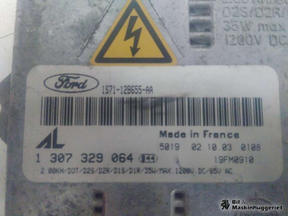 Styreenhet xenon/ballast til Ford Mondeo 2001-2007 (Type III) (1S71-12B655-AA|1307329064|1141694)