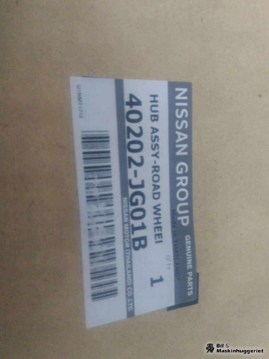 Hjulnav foran til Nissan Qashqai 2010-2014 (Type I, Fase 2)  (40202-JG01B|40202JG01B|)