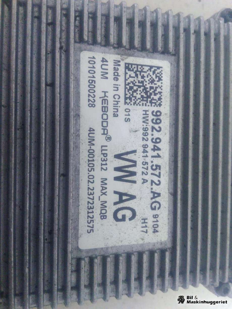 Styreenhet LED til VW ID.4 2020-->>  (992 941 572 AG|)