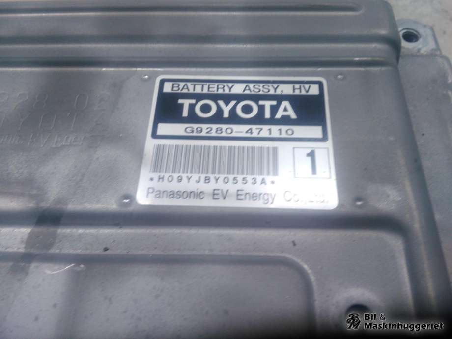 Batteripakke elbil til Toyota Prius 2004-2009 (Type II) (COMBI) (COMBI) (G951047030|G951047033|)