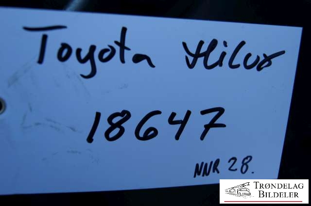 Toyota Hilux 2006-2011 , Motorkode: , Girkassekode: 