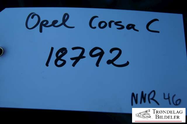 Opel Corsa C 2000-2006 , Motorkode: , Girkassekode: