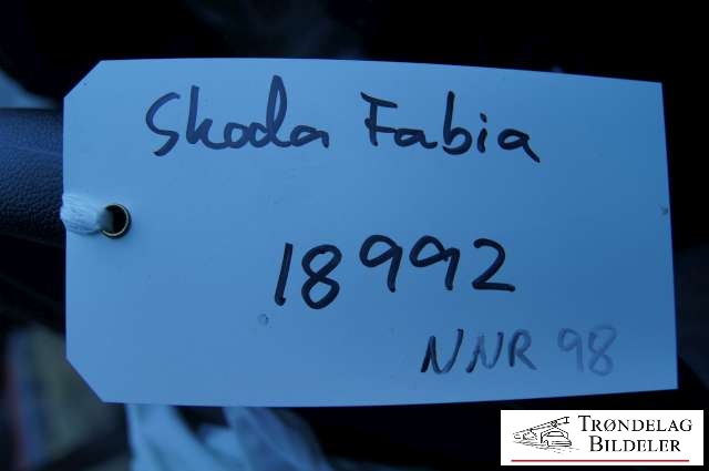 Škoda Fabia 2007-2010 (Type II, Fase 1) , Motorkode: , Girkassekode: 
