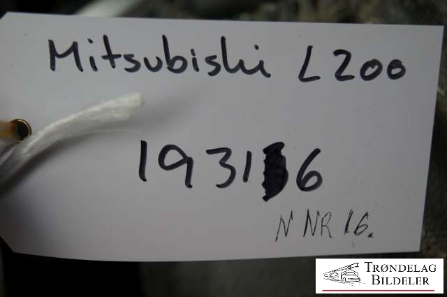 Mitsubishi L200 2006-2015 (Type IV) , Motorkode: , Girkassekode: 