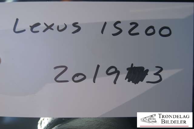 Lexus IS 1999-2005 (Type I) (XE10) (XE10), Motorkode: 1G-FE, Girkassekode: 