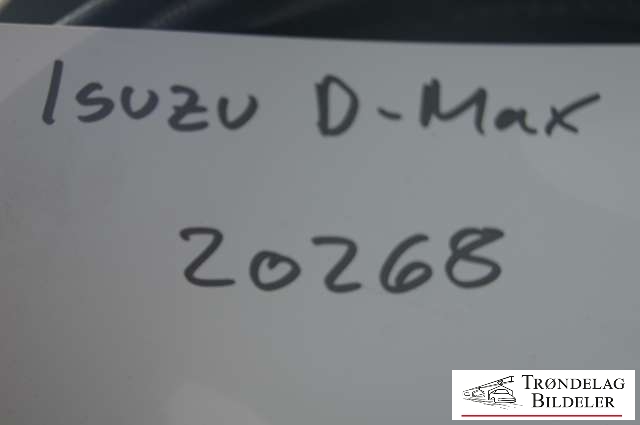 Isuzu D-Max 2007-2012 (Type I) , Motorkode: , Girkassekode: 8980089480