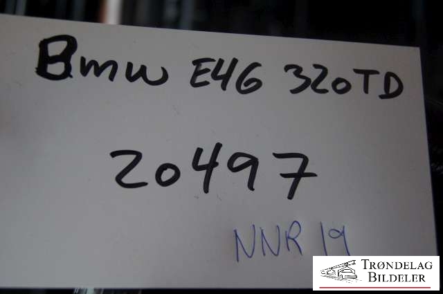 BMW 3-Serie 1998-2005 (E46) (E46), Motorkode: , Girkassekode: 
