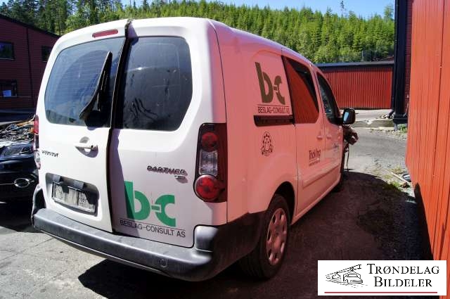 Peugeot Partner 2008-2015 (Type II, Fase 1) , Motorkode: 9H06, Girkassekode: 
