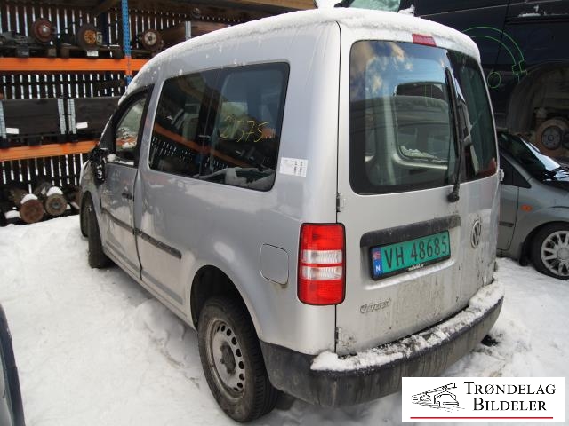 VW Caddy 2010-2015 (Type III, Fase 2) , Motorkode: CAYE, Girkassekode: MLT