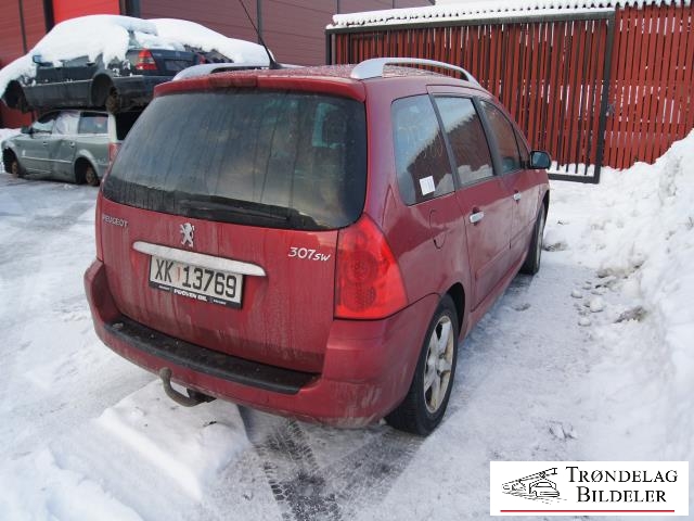 Peugeot 307 2005-2008 (Fase 2) , Motorkode: 9HX, Girkassekode: 