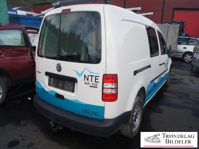 VW Caddy 2010-2015 (Type III, Fase 2) , Motorkode: CFHC, Girkassekode: PQT