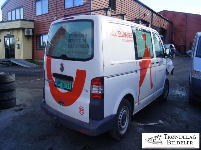 VW Transporter / Caravelle 2009-2015 (Fase 2) (T5) (T5), Motorkode: CAAD, Girkassekode: PCA