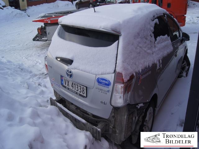 Toyota Prius +7 2012-2020 (Type III) (stasjonsvogn) (stasjonsvogn), Motorkode: 2ZR-FXE, Girkassekode: 