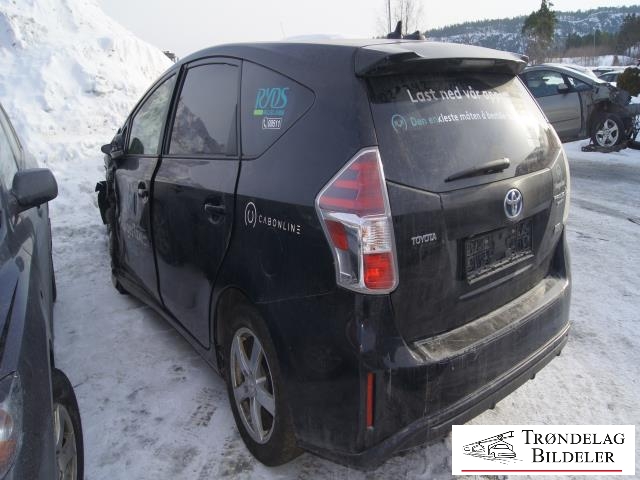 Toyota Prius +7 2012-2020 (Type III) (stasjonsvogn) (stasjonsvogn), Motorkode: 2ZR-FXE, Girkassekode: 