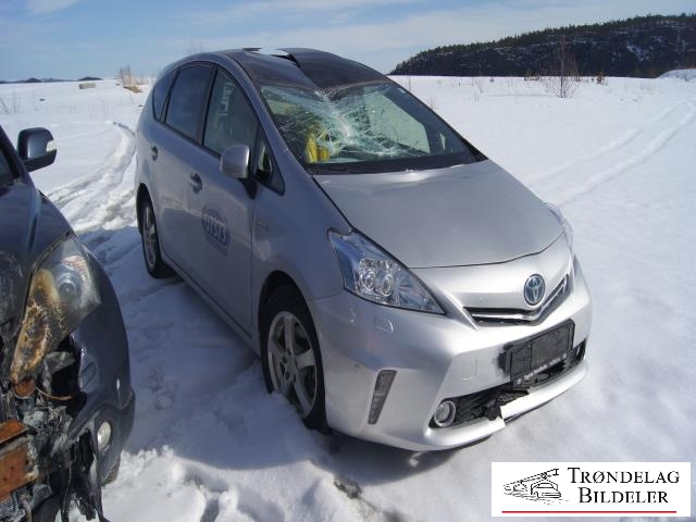 Toyota Prius +7 2012-2020 (Type III) (stasjonsvogn) (stasjonsvogn), Motorkode: 2ZR-FXE, Girkassekode: 