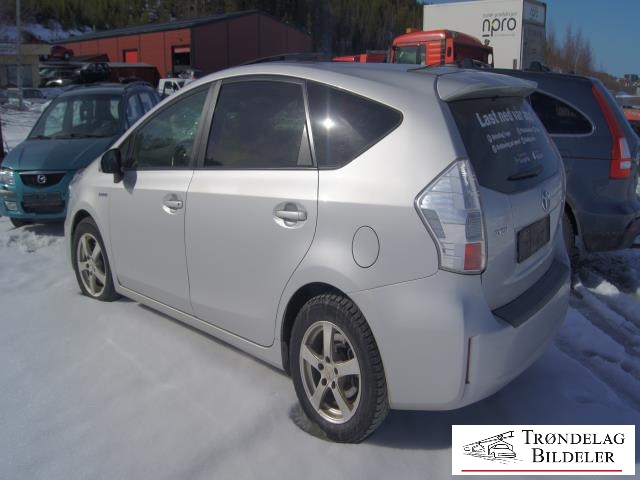 Toyota Prius +7 2012-2020 (Type III) (stasjonsvogn) (stasjonsvogn), Motorkode: 2ZR-FXE, Girkassekode: 