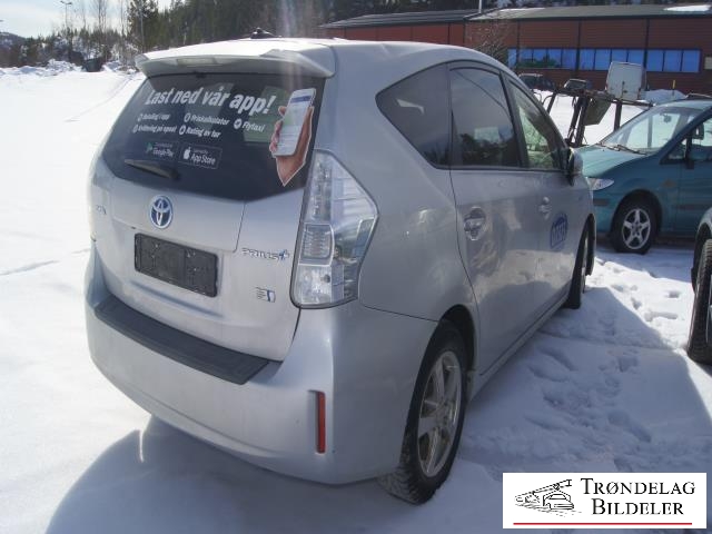Toyota Prius +7 2012-2020 (Type III) (stasjonsvogn) (stasjonsvogn), Motorkode: 2ZR-FXE, Girkassekode: 