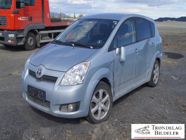 Toyota Verso 2004-2009 (Type II) , Motorkode: 1ZZ-FE, Girkassekode: 
