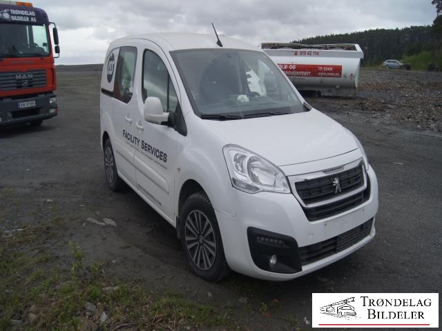 Peugeot Partner 2015-2019 (Type II, Fase 2) , Motorkode: BHY, Girkassekode: 