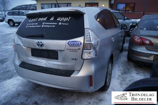 Toyota Prius +7 2012-2020 (Type III) (stasjonsvogn) (stasjonsvogn), Motorkode: 2ZR-FXE, Girkassekode: 