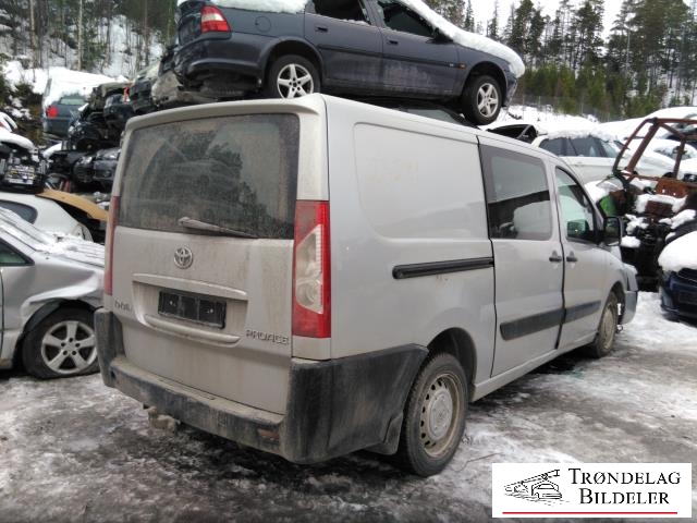 Toyota Proace 2013-2016 (Type I) , Motorkode: RH02, Girkassekode: 
