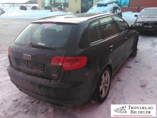 Audi A3 2009-2012 (Type II, Fase 2) , Motorkode: CAYC, Girkassekode: LUB