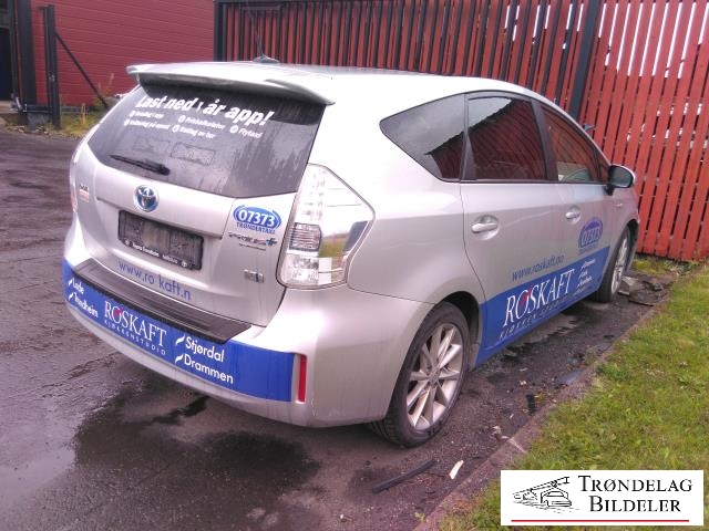 Toyota Prius +7 2012-2020 (Type III) (stasjonsvogn) (stasjonsvogn), Motorkode: 2ZR-FXE, Girkassekode: 
