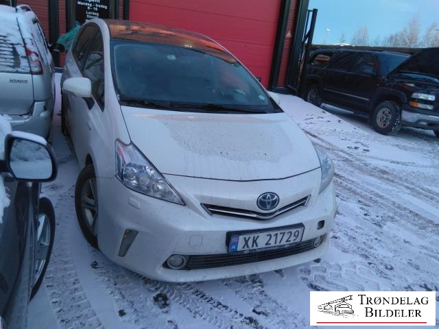Toyota Prius +7 2012-2020 (Type III) (stasjonsvogn) (stasjonsvogn), Motorkode: 2ZR-FXE, Girkassekode: 
