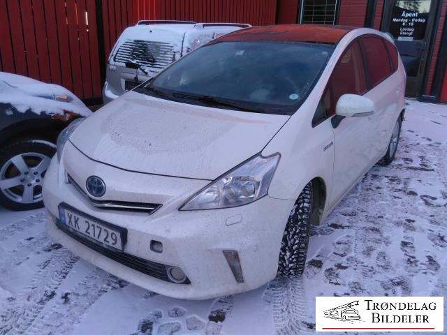 Toyota Prius +7 2012-2020 (Type III) (stasjonsvogn) (stasjonsvogn), Motorkode: 2ZR-FXE, Girkassekode: 