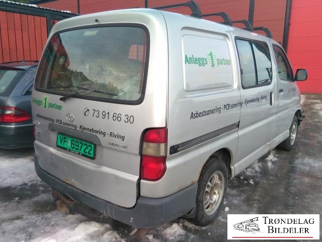 Toyota Hiace 2001-2006 (Fase 2) , Motorkode: 2KD-FTV, Girkassekode: