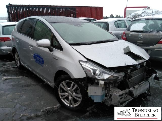 Toyota Prius +7 2012-2020 (Type III) (stasjonsvogn) (stasjonsvogn), Motorkode: 2ZR-FXE, Girkassekode: 