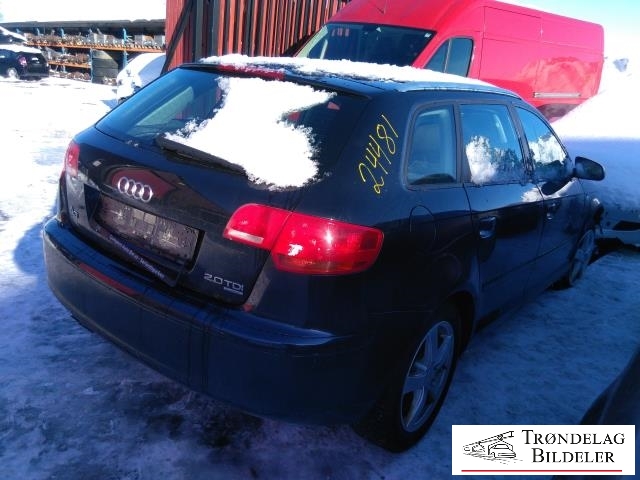 Audi A3 2003-2008 (Type II, Fase 1) , Motorkode: BKD, Girkassekode: JLR