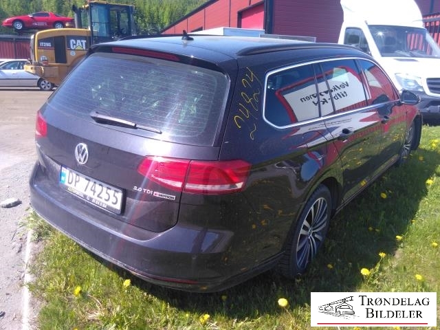 VW Passat 2015-2019 (Fase 1) (B8) (B8), Motorkode: CRL, Girkassekode: QGN