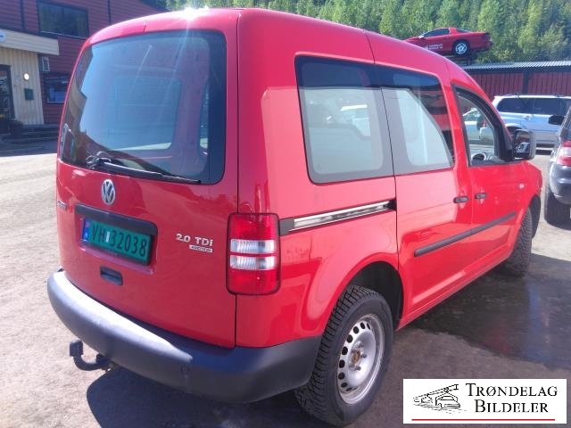 VW Caddy 2010-2015 (Type III, Fase 2) , Motorkode: CFH, Girkassekode: LNN
