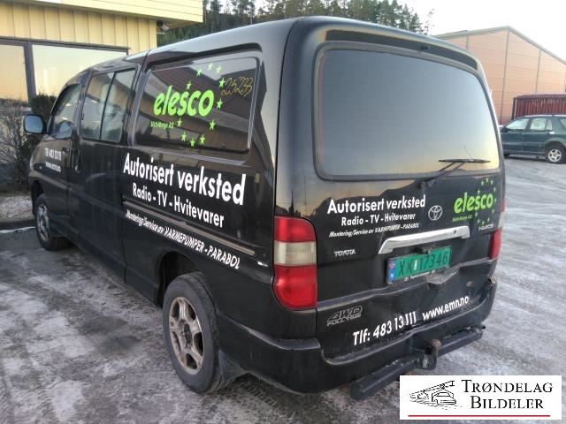 Toyota Hiace 2007-2012 (Fase 3) , Motorkode: 2KD-FTV, Girkassekode: 