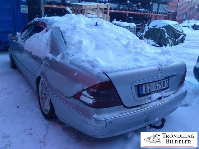 Mercedes S-Klasse 1999-2005 (W220) (W220), Motorkode: OM 613.960, Girkassekode:
