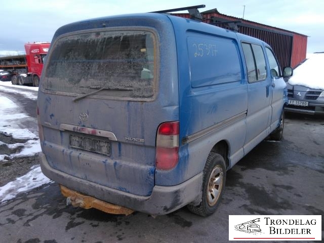 Toyota Hiace 2007-2012 (Fase 3) , Motorkode: 2KD-FTV, Girkassekode: