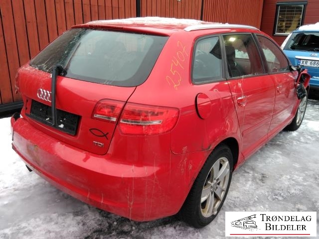Audi A3 2009-2012 (Type II, Fase 2) , Motorkode: CAYC, Girkassekode: LUB