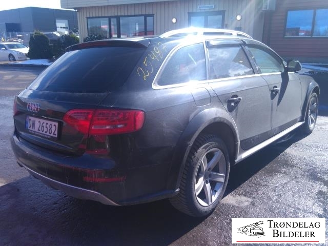 Audi A4, Allroad 2009-2016 (Type I) (B8) (B8), Motorkode: CAHA, Girkassekode: GIR - LMA/KARDANG - JKR