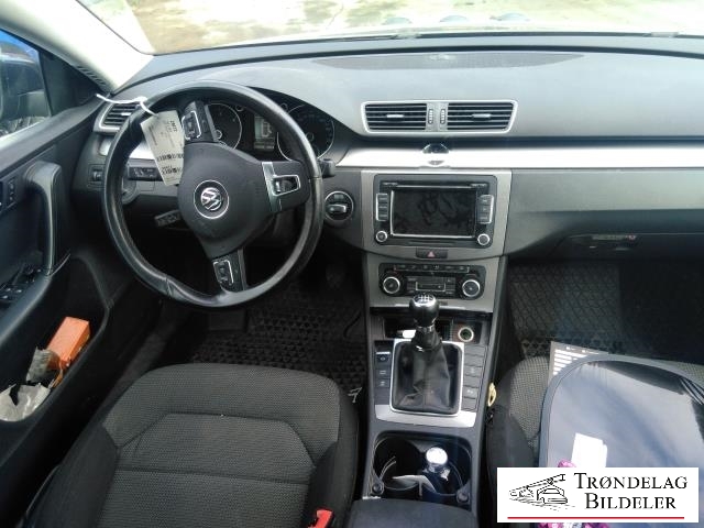 VW Passat 2011-2015 (B7) (B7), Motorkode: CAY, Girkassekode: MYP