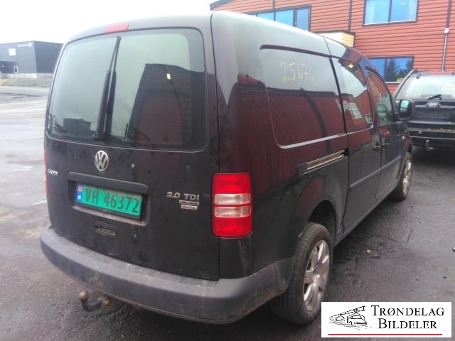 VW Caddy 2010-2015 (Type III, Fase 2) , Motorkode: CFHC, Girkassekode: PBX
