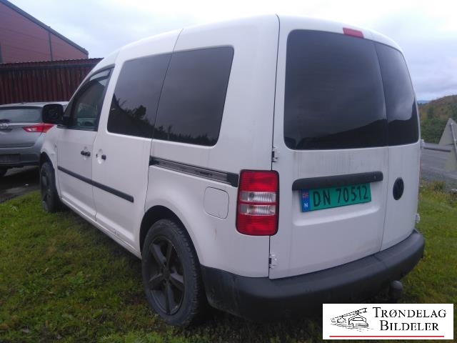 VW Caddy 2010-2015 (Type III, Fase 2) , Motorkode: CAYE, Girkassekode: LZY